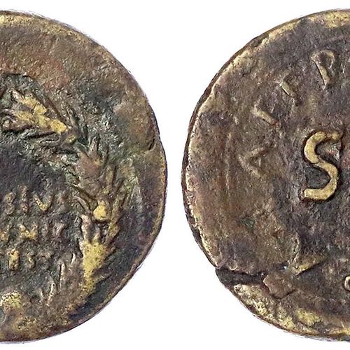 Null Monete romane, periodo imperiale, Augusto 27 a.C. - 14 d.C., Dupondius 17 a&hellip;