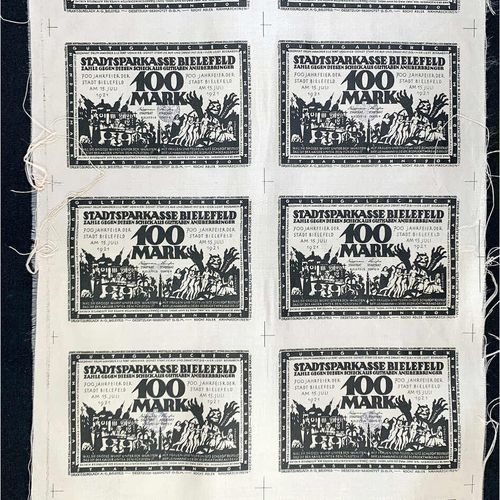 Null Banknotes, German Notgeld and KGL, Bielefeld (Westphalia), Notgeld special &hellip;