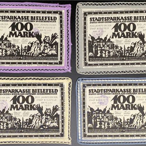 Null Billets de banque, Deutsches Notgeld et KGL, Bielefeld (Westphalie), Notgel&hellip;