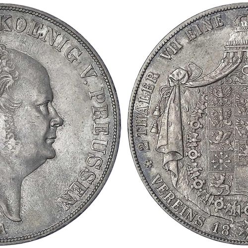 Null Altdeutsche Münzen und Medaillen, Brandenburg-Preußen, Friedrich Wilhelm IV&hellip;