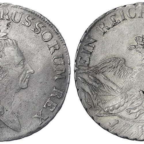 Null Antiguas monedas y medallas alemanas, Brandeburgo-Prusia, Federico II, 1740&hellip;