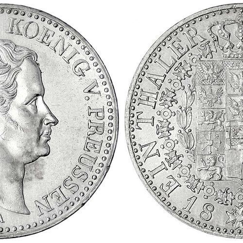 Null Monedas y medallas alemanas antiguas, Brandeburgo-Prusia, Federico Guillerm&hellip;