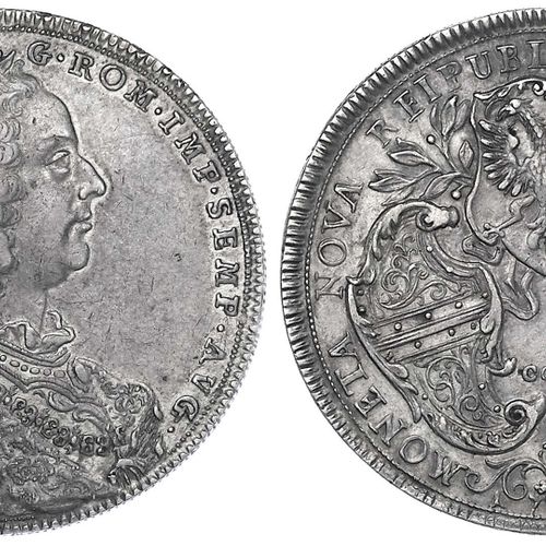 Null Old German Coins and Medals, Hall / Swabia, Reichstaler 1746 CGL, Nuremberg&hellip;