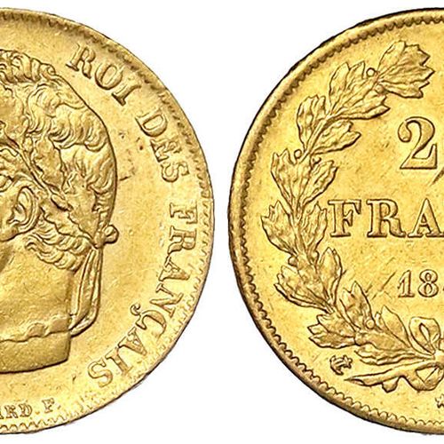 Null Foreign Gold Coins and Medals, France, Louis Philippe I, 1830-1848, 20 fran&hellip;
