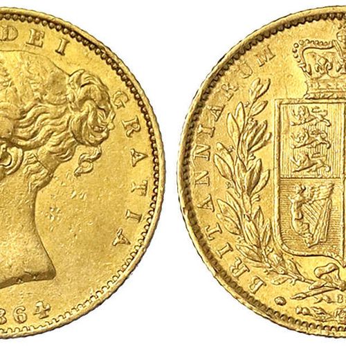 Null Monnaies et médailles d'or étrangères, Grande-Bretagne, Victoria, 1837-1901&hellip;