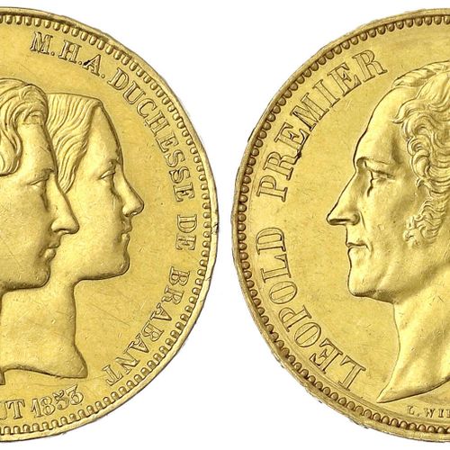 Null Monnaies et médailles d'or étrangères, Belgique, Léopold Ier, 1831-1865, 10&hellip;