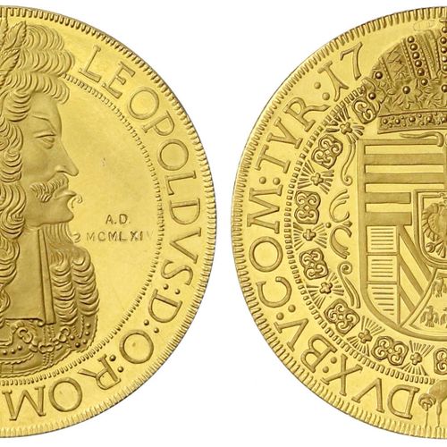 Null Gold der Habsburger Erblande und Österreichs - Haus Habsburg - Leopold I., &hellip;