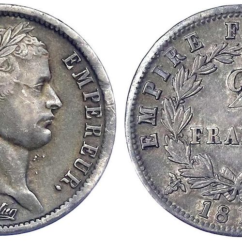 Null 外国硬币和奖章 - 法国 - 拿破仑一世, 1804-1814, 1815年
2 Francs 1811 W, Lille. 非常好/极好，美丽的铜锈&hellip;