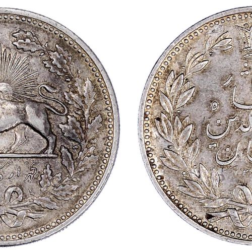 Ausländische Münzen und Medaillen Iran Muzaffar ad-Din Shah 1896-1907 5000 dinar&hellip;