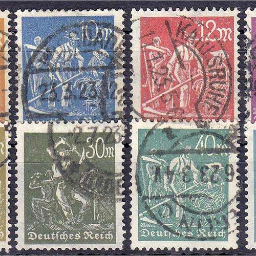 Briefmarken Deutschland Deutsches Reich 5 M. - 50 M. Postage stamps 1922, comple&hellip;