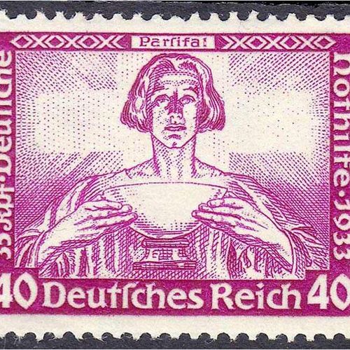 Briefmarken Deutschland Deutsches Reich 40 Pf. Parsifal (Wagner) 1933, postfranc&hellip;