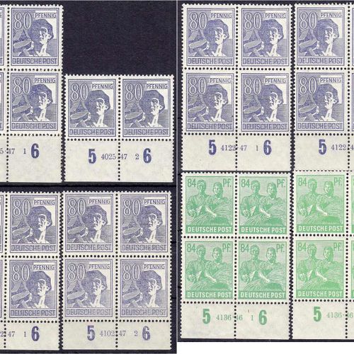 Briefmarken Deutschland Alliierte Besetzung (Gemeinschaftsausgaben) 80 Pf. And 8&hellip;