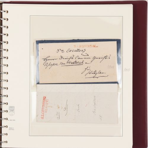 Briefe 1 album de lettres, 1802 env. 1846, 20 pièces