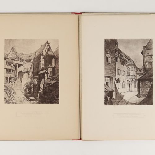 Nürnberg - Ansichten nach Audenrith "Vues pittoresques de Nuremberg et de ses en&hellip;