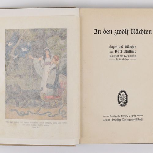 Konvolut 2 pièces, "In den zwölf Nächten" de Karl Müllner, Sagen und Märchen, 3è&hellip;