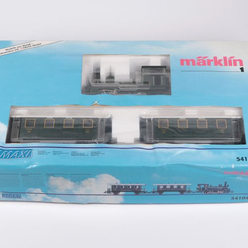 MARKLIN Maxi Nr. 54104, Spur 1, Bayrischer Lokalbahnzug, 2-achsige Tenderlok "Do&hellip;