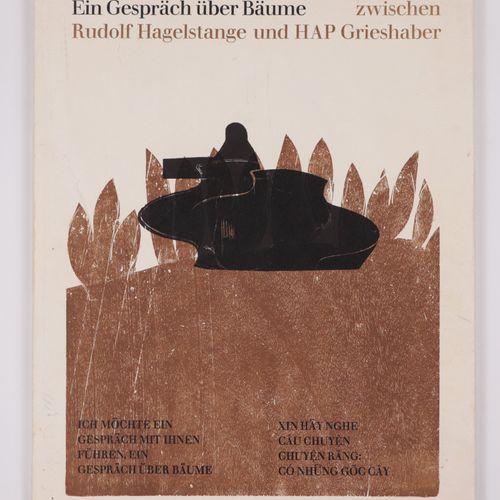 Hagelstange, Rudolf / Grieshaber, HAP "Ein Gespräch über Bäume", Verlag F. Bruck&hellip;