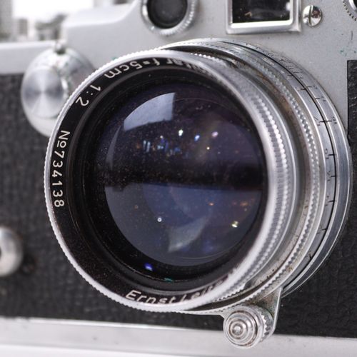 Fotoapparat Leica Leica III f, appareil photo à visser avec summitar, Nr. 515068&hellip;