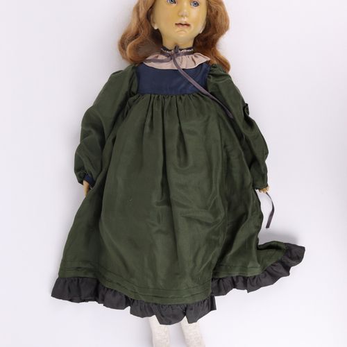 Puppe 布里吉特-德瓦尔艺术家的玩偶，在头部背面标有 "12.X. 1982 Einzelexemplar Brigitte Starywski (?) D&hellip;