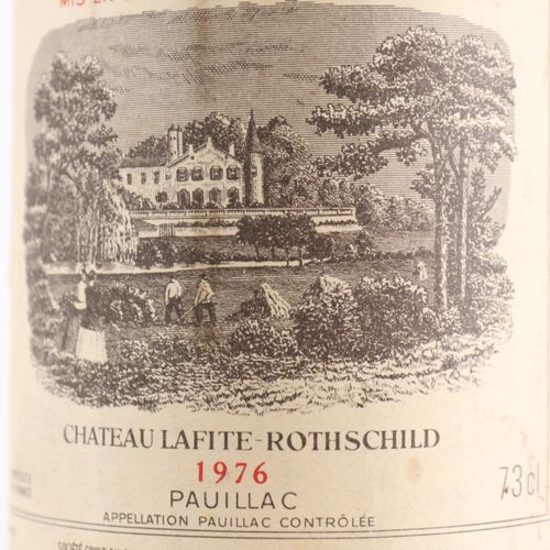 Rotwein 1 fl., Francia, Chateau Lafite-Rothschild, 1976, Pauillac, 73 cl, chip e&hellip;