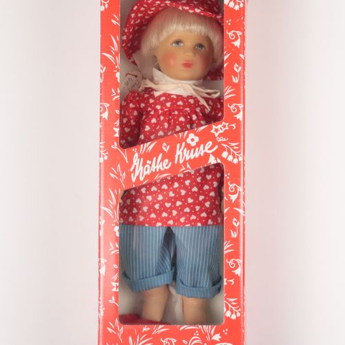 Käthe Kruse - Puppe "Charly" H 32 cm, baby doll, gest. R. F. "MRZ.88", le. Foot &hellip;