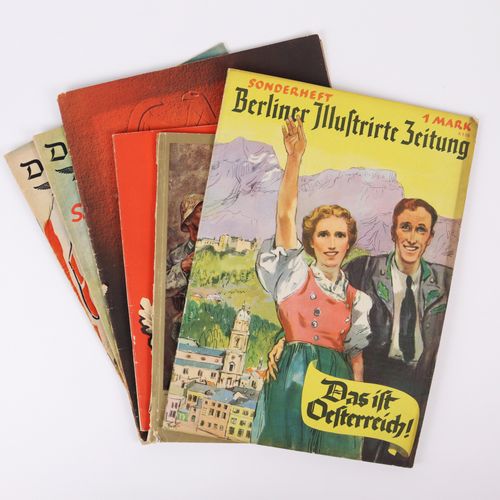 Zeitschriften - 2.WK 6 articoli, 2x numeri speciali "der Adler "giugno, luglio 1&hellip;