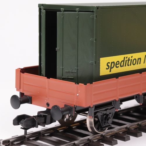 MARKLIN Maxi starter set "Freight Train" 54407, gauge 1, metal tender loco w. De&hellip;