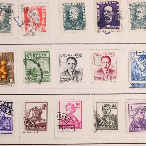 Briefmarkenalben 5 pcs., divers. Albums de timbres, dont : 3x "Roseland Stamp Co&hellip;