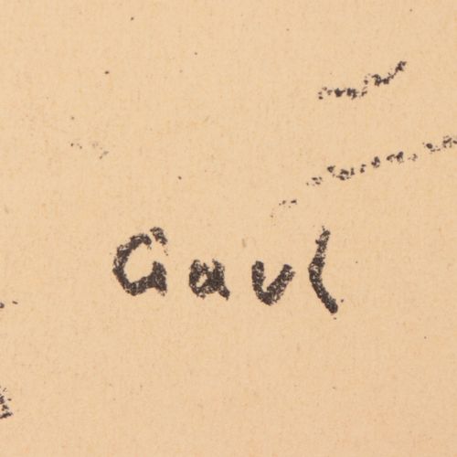 Gaul, August 1869 Großauheim - 1921 Berlin, 6 p., tracts d'artistes du "temps de&hellip;