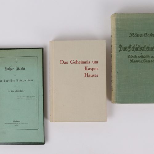 Kaspar Hauser 3 livres : Dr Otto Mittelstädt "Kaspar Hauser und sein badisches P&hellip;