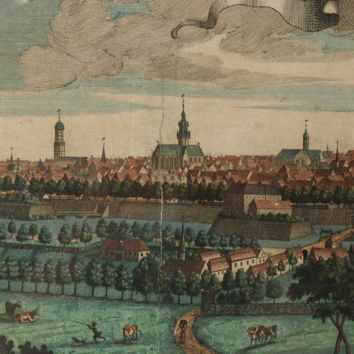 Niederlande / Utrecht - Gesamtansicht "Utrecht", vue panoramique historique avec&hellip;