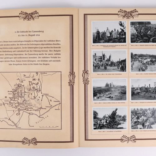 Zigarettenbilderalbum Album 1ère Guerre mondiale, "Der Weltkrieg", 192 illustrat&hellip;
