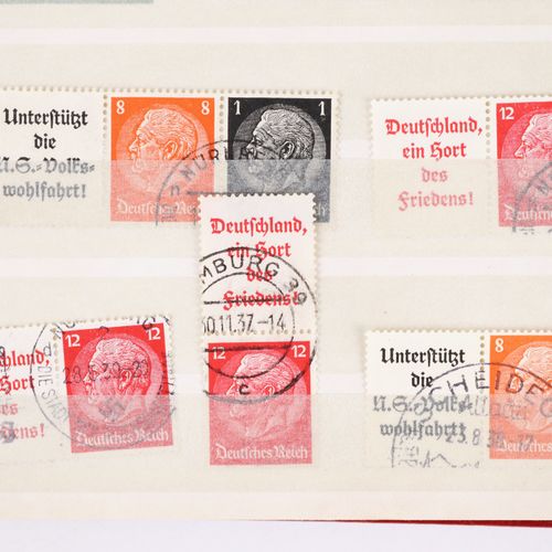 Briefmarkenalben 1 Album, Deutsche Kolonien, 1 Album, Deutsches Reich und Dritte&hellip;