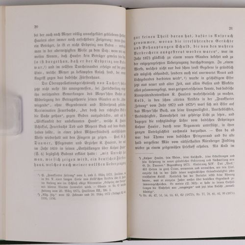 Kaspar Hauser 3 livres : Dr Otto Mittelstädt "Kaspar Hauser und sein badisches P&hellip;