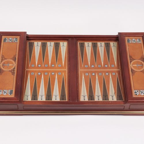 Backgammonspiel Franklin Mint, "The Excalibur - Backgammon Game", game board fra&hellip;