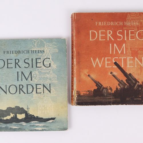 Bücher - 2.WK 2 St., 1x Friedrich Heiss:"Der Sieg im Norden. Ein Bericht vom Ein&hellip;