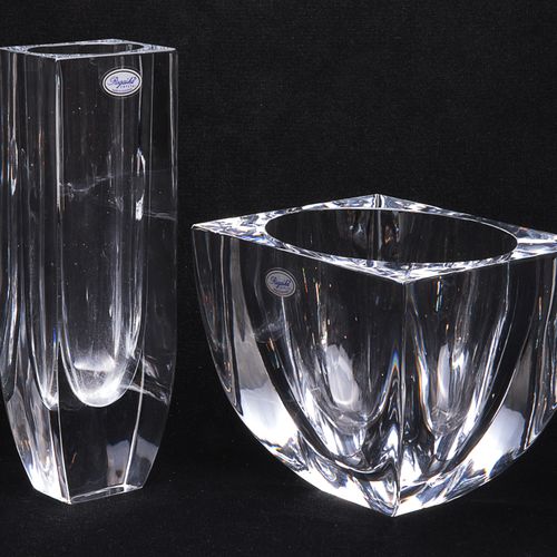 Rogaska - Zwei Teile 20e siècle, Rogaska Crystal, Slovénie, 2 pièces, vase et co&hellip;