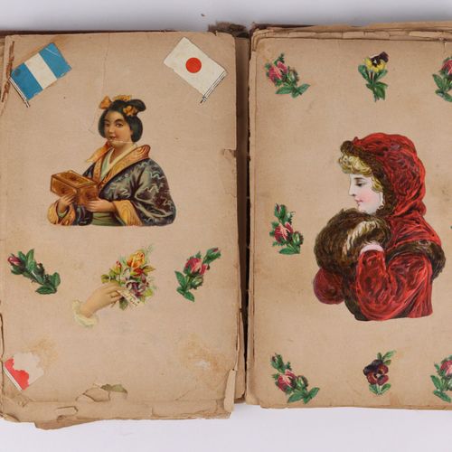 Album - Frankreich Album Art Nouveau avec estampage : "Album pour Collections", &hellip;