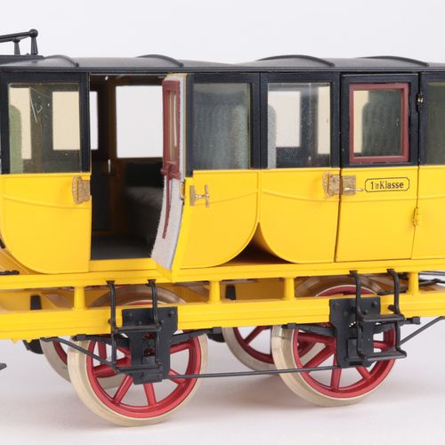 Märklin "Adler" N° 5750, locomotive avec tender à charbon, 2 voitures de 1ère cl&hellip;