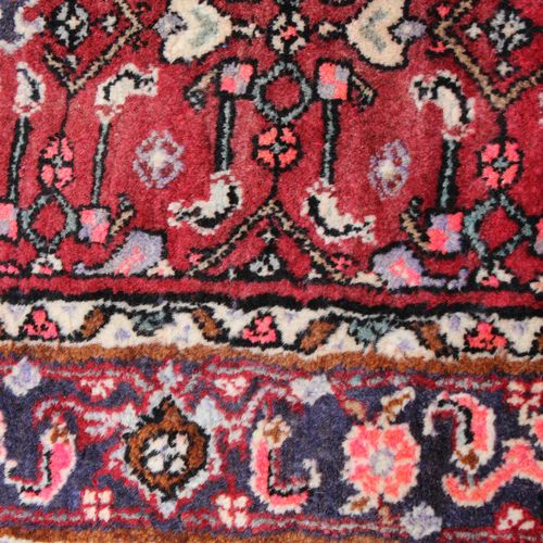 Orientbrücke Iran, signé Tavakoli Carpet, noué à la main, coton/laine, rouge bor&hellip;