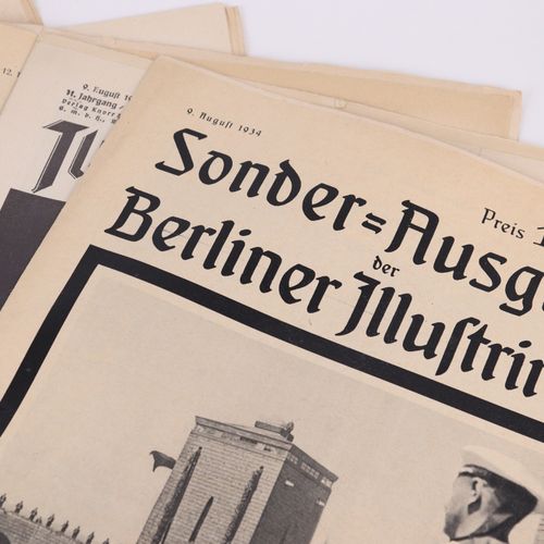 Hefte - 3. Reich mixed lot of magazines, e.G. Münchner Illustrierte Presse, 1933&hellip;