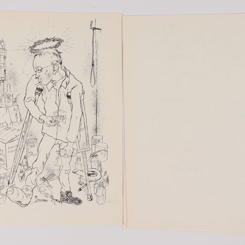 GROSZ, GEORGE 1893 Berlin - 1959 ebd., peintre, graphiste et caricaturiste allem&hellip;