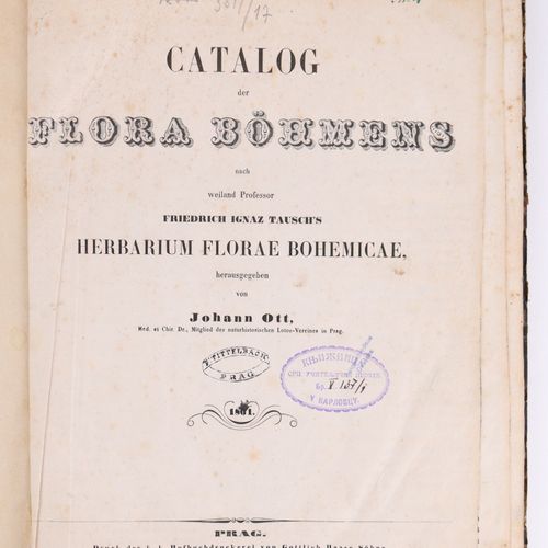 Tausch, Friedrich Ignaz "Catalogue de la flore de Bohême (Herbarium Florae Bohem&hellip;