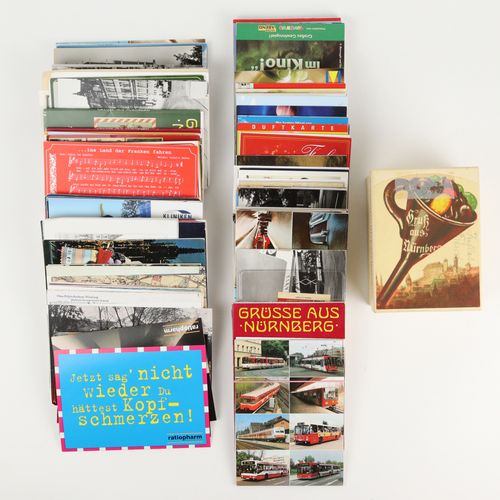 Postkarten Konvolut Vaste ensemble de cartes postales, dont Grüße aus Nürnberg, &hellip;