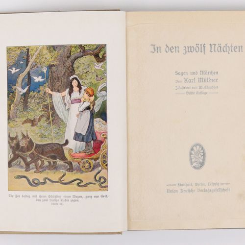 Konvolut 2 pièces, "In den zwölf Nächten" de Karl Müllner, Sagen und Märchen, 3è&hellip;