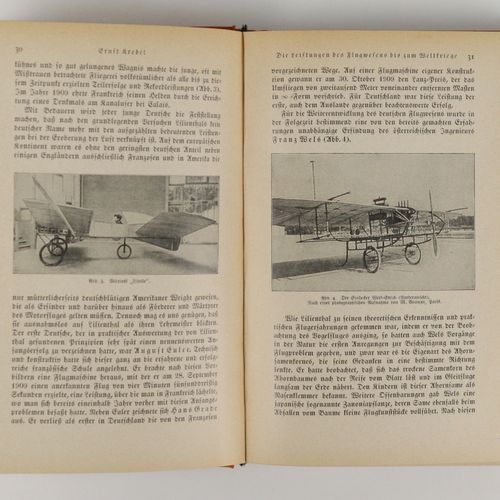 Luftfahrt - Konvolut 4 pièces, 1x Peter Supf : "Lieder aus den Lüften", Jena 191&hellip;