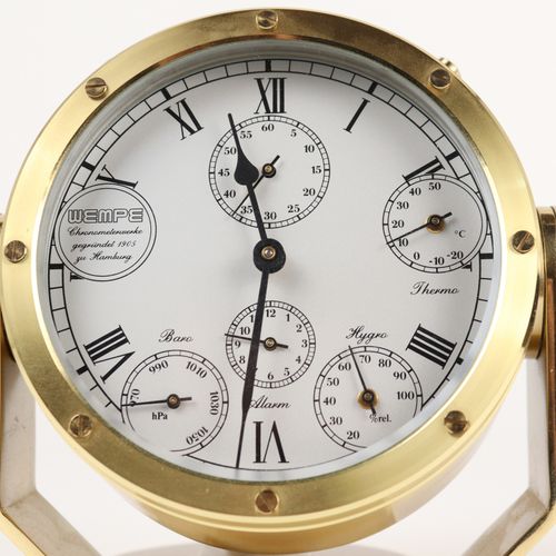 Schiffsuhr - Wempe horloge moderne en verre, laiton, mouvements de chronomètre à&hellip;