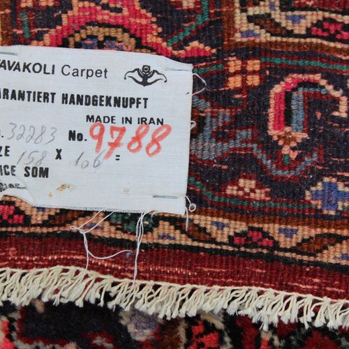 Orientbrücke Iran, signé Tavakoli Carpet, noué à la main, coton/laine, rouge bor&hellip;