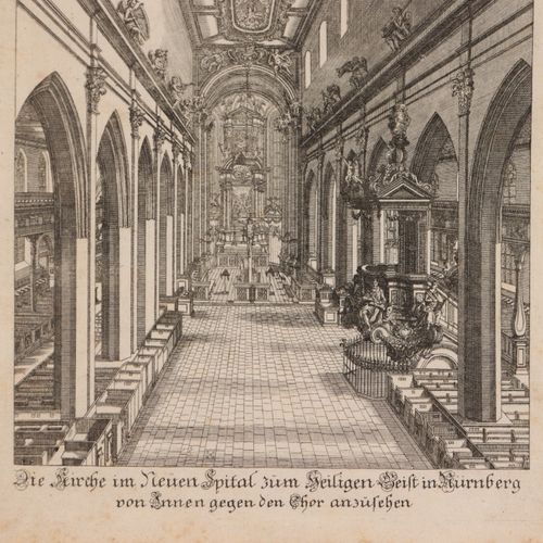 Nürnberg - Kirchenansichten 8 pcs., divers. Eglises et chapelles de Nuremberg, e&hellip;