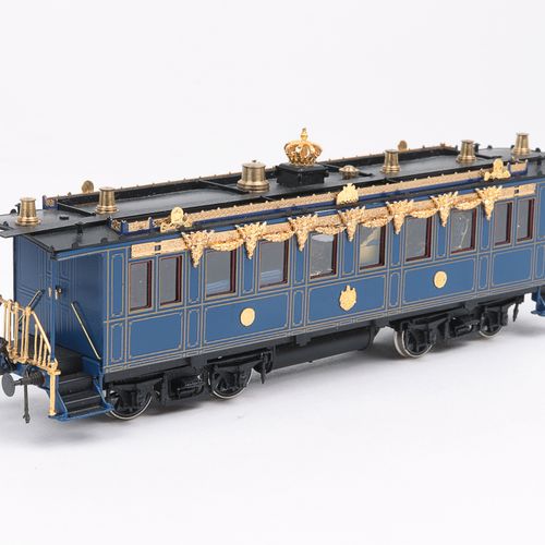 Brawa - Original - Hofzug Train de cour du roi Ludwig II, 4 voitures, dont voitu&hellip;
